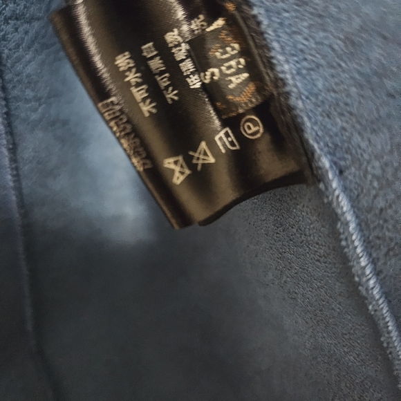 Plush teddy winter coat fur leather baggy small - Picture 6 of 10